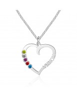 Personalized Birthstone Necklace JEWJONE101556